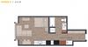 Studio Floorplan 416sf